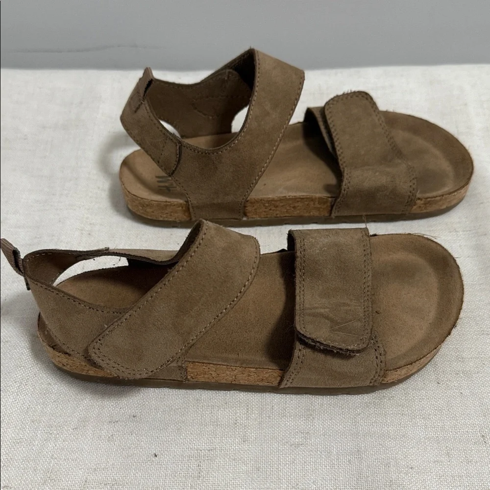 H&M Kids Toddlers Ankle Strap Taupe Sandals size 12